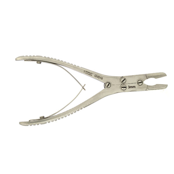 PINÇA GOIVA BIARTICULADA JANSEN 18CM CURVA 3MM