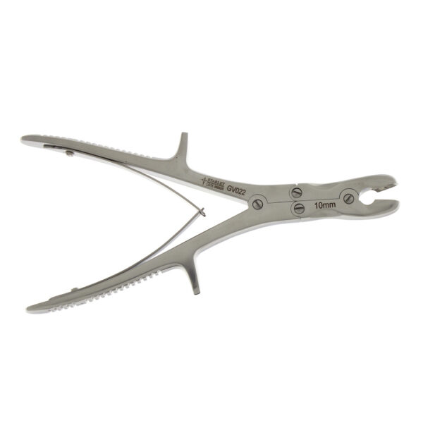 PINÇA GOIVA BIARTICULADA LUER-STILLE 23CM CURVA 10MM