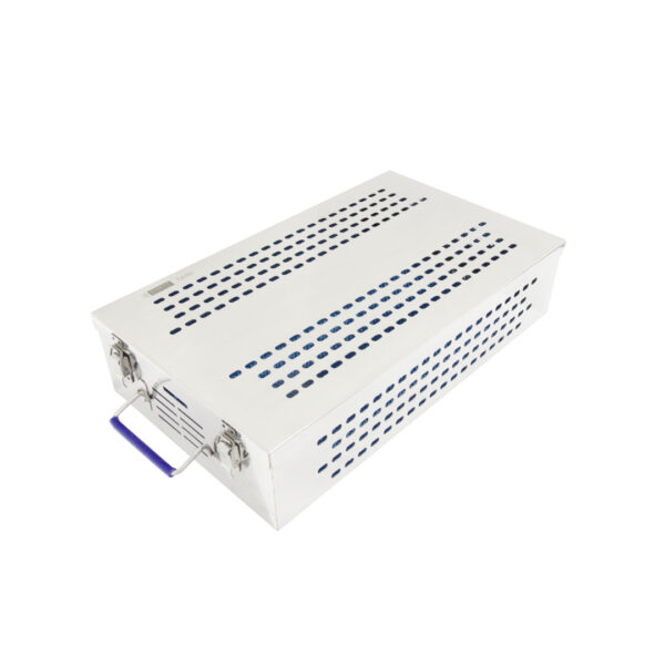 ESTOJO DE INOX PERFURADO P/ ACOMODAÇÃO DE KIT LLIF