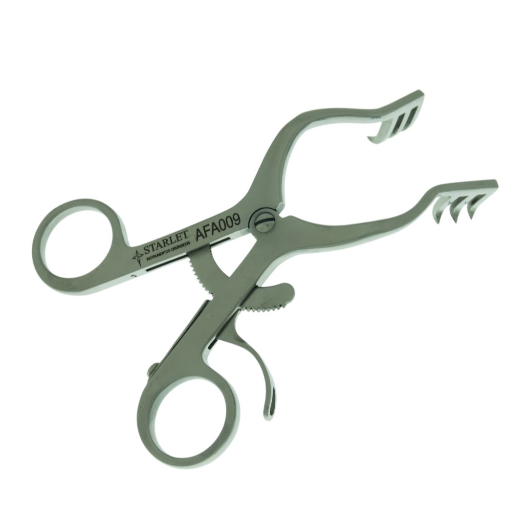 AFASTADOR ADSON CURVO AGUDO 14CM LAMINA 16 X 20MM