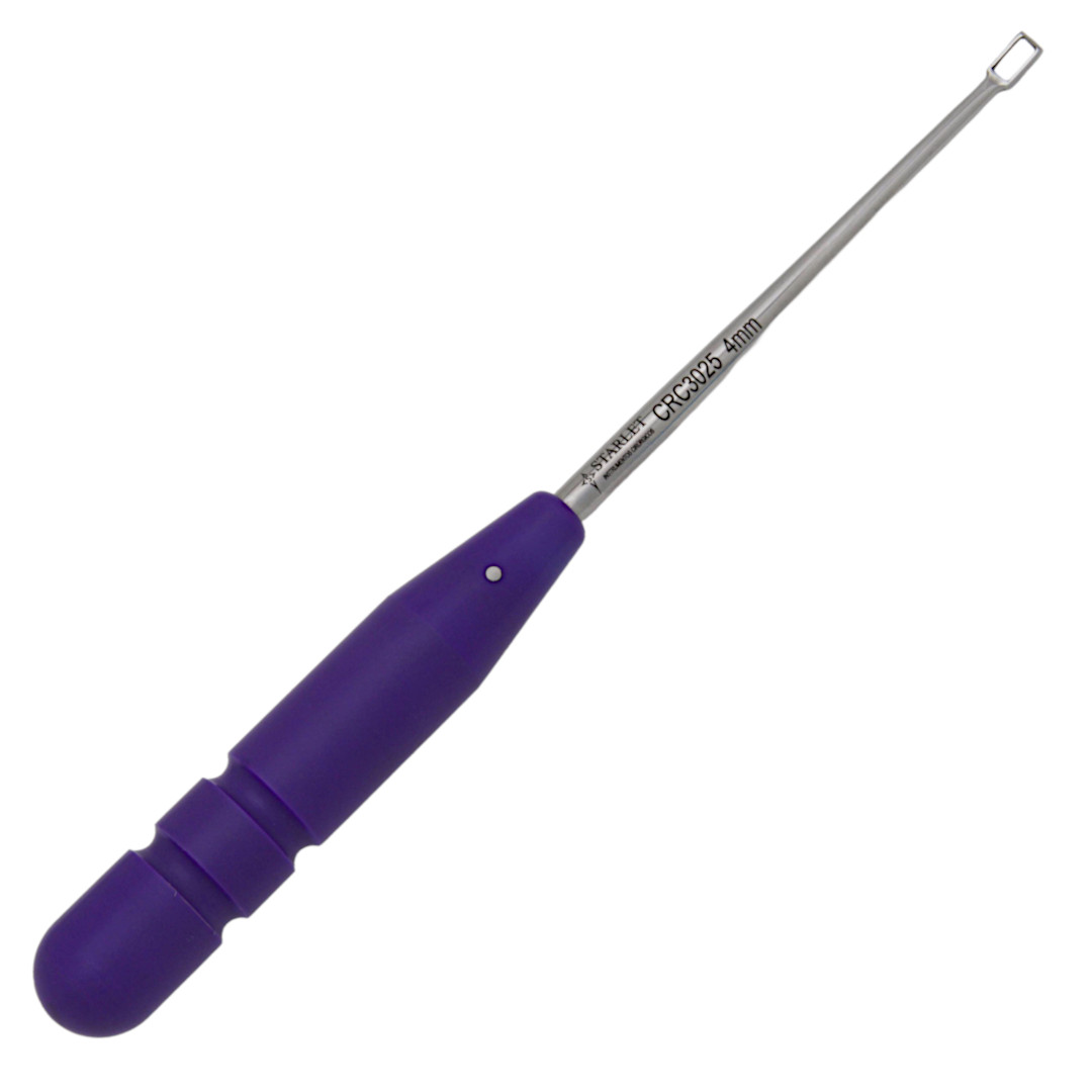 CURETA CASPAR 24CM PONTA QUADRADA 4MM