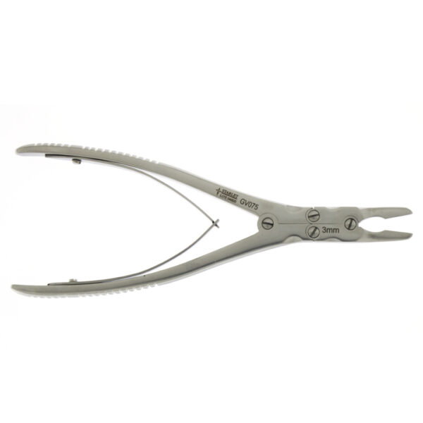 PINÇA GOIVA BIARTICULADA ROTTGER-RUSKIN 24CM RETA 3MM