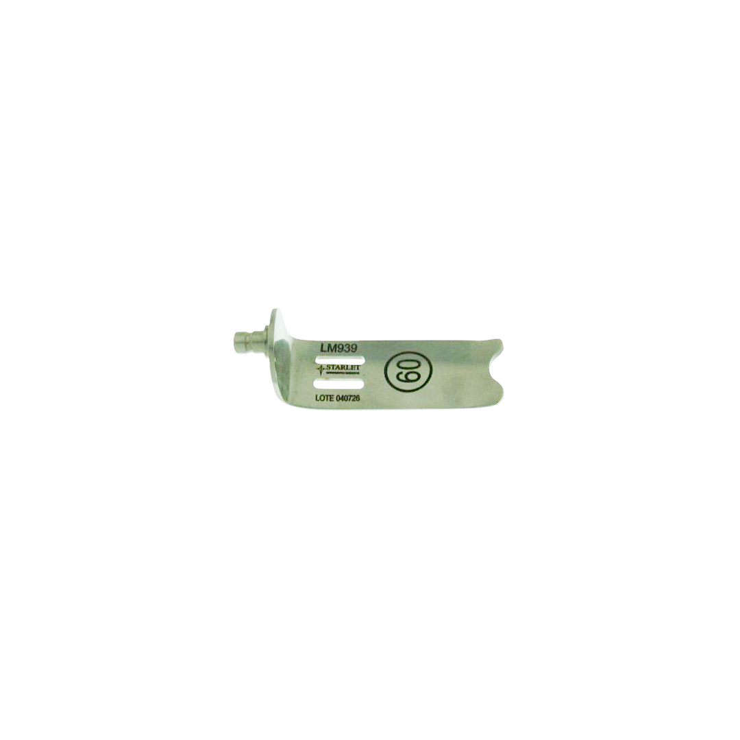 LAMINA 60 X 23MM LISA P/ AFASTADOR CASPAR