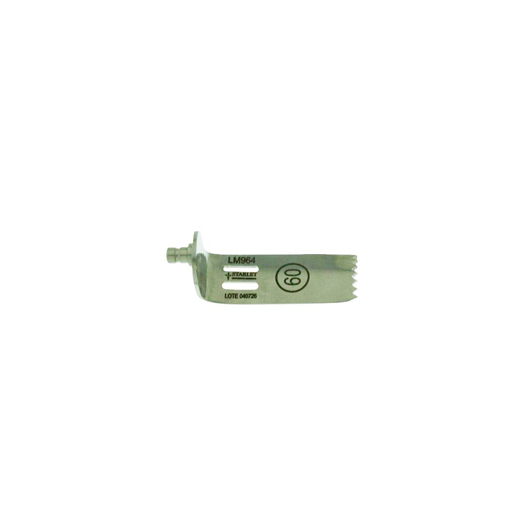 LAMINA 60 X 23MM C/DENTE PEQ. P/ AFASTADO R CASPAR