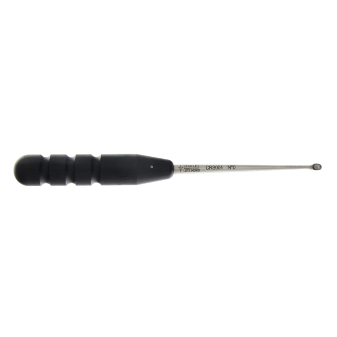 CURETA SIMON 22CM PONTA RETA 5,2MM FIG. 0
