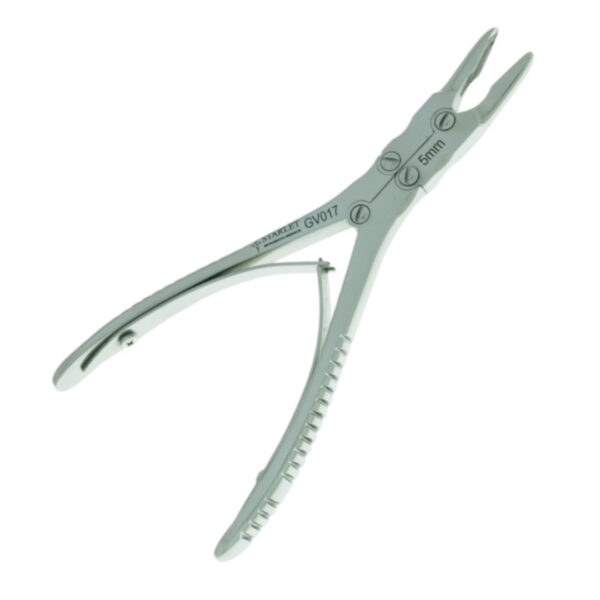 PINÇA GOIVA BIARTICULADA JANSEN 18CM CURVA 5MM