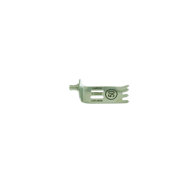 LAMINA 50 X 23MM C/DENTE LONGO P/ AFASTADOR CASPAR