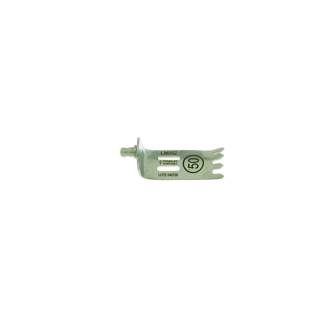 LAMINA 50 X 23MM C/DENTE LONGO P/ AFASTADOR CASPAR
