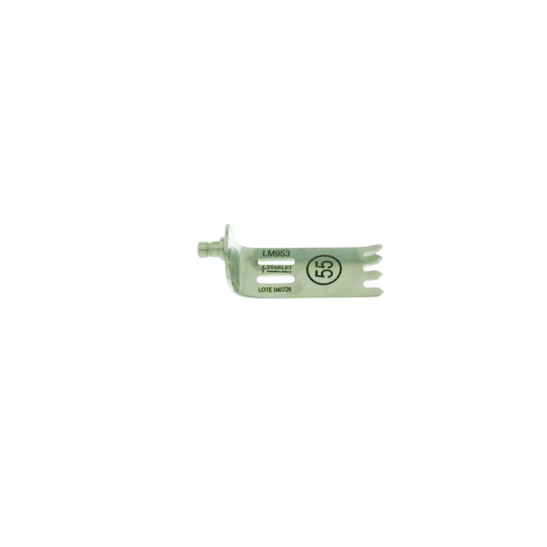 LAMINA 55 X 23MM C/DENTE LONGO P/ AFASTADOR CASPAR