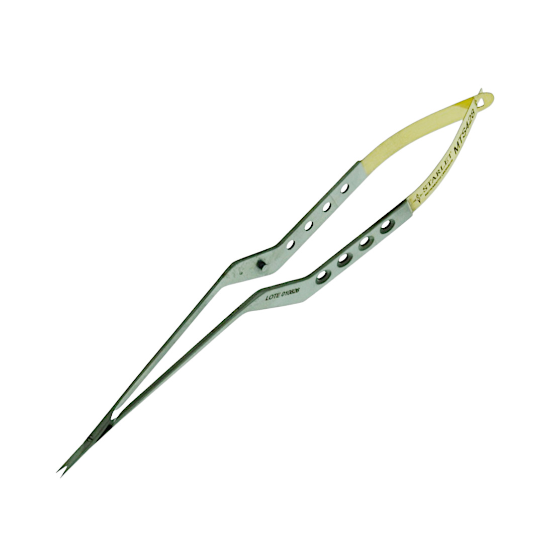 MICRO TESOURA YASARGIL BAIONETA 22CM PONTA RETA