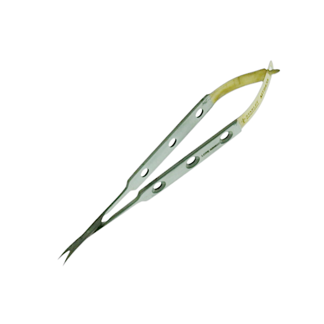 MICRO TESOURA NOYES RETA 12CM PONTA CURVA